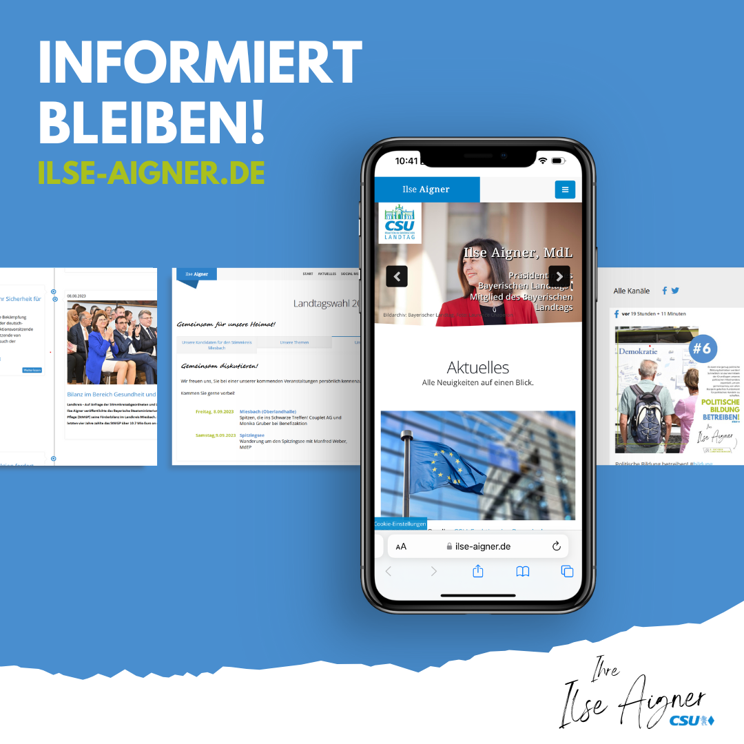 Informiert bleiben!